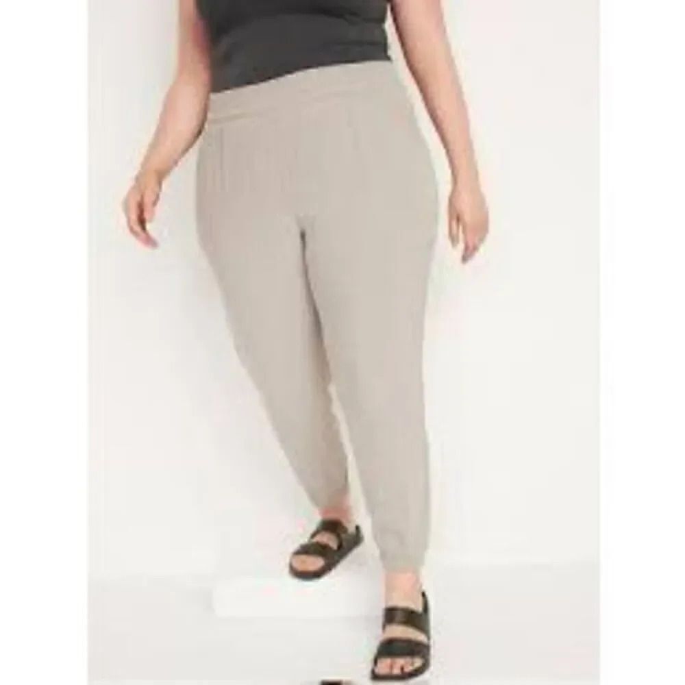 Nwt Old Navy High-Waisted Twill Jogger Pants Size Large